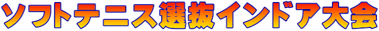 ソフトテニス選抜インドア大会